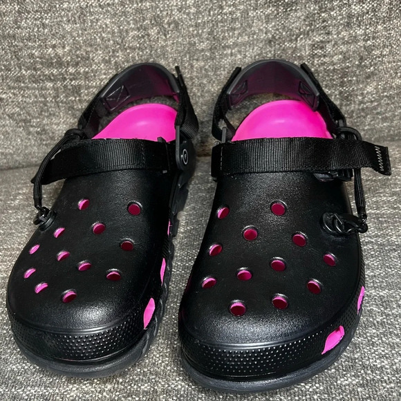 Post Malone x Crocs Duet Max Clog ll Black/Pink - Picture 8 of 11